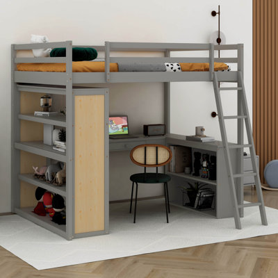 Hanady Kids Full Loft Bed
