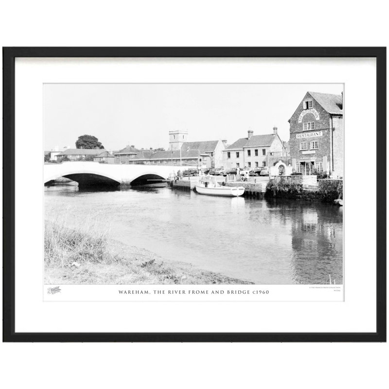 Wareham, The River Frome And Bridge C1960 by Francis Frith - Single Picture Frame Print, 45cm H x 60cm W x 2.3cm D
