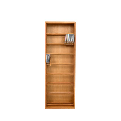 Dowel-Style Wooden CD Rack - 06W Series