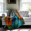 Vibrant Tropical Avian - 1 pièce Sherpa Premium-97815302