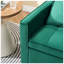 Canapé-lit convertible 2 places en velours l 55 po x P 33 po x H 32,28 po Evergreen
