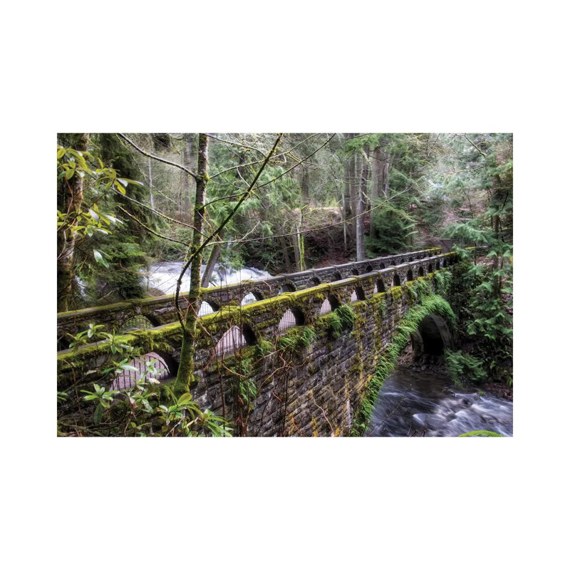 Whatcom Bridge 1 Piece Wrapped Canvas Wall Art, 45.72cm H x 66.04cm W x 1.9cm D