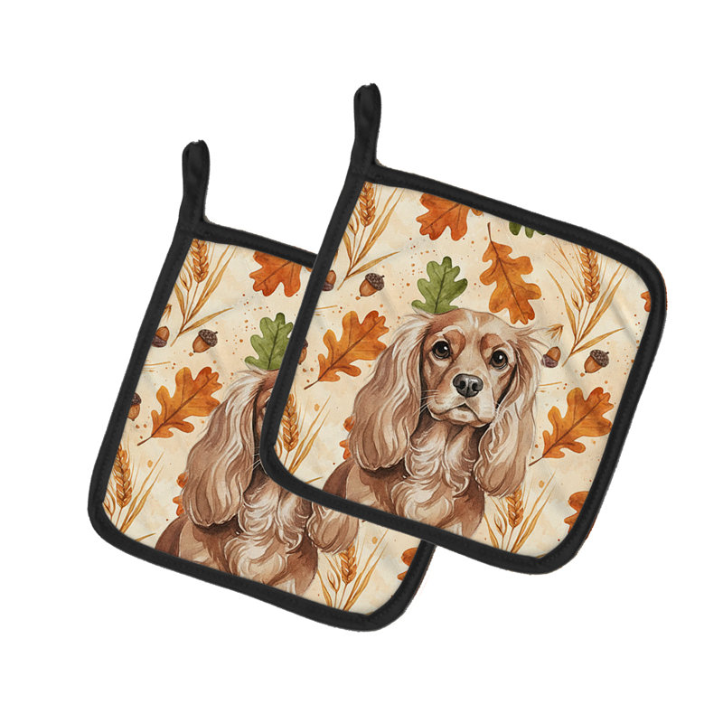 Caroline's Treasures Ruby Cavalier Spaniel Pot Holders