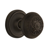 Classic Rosette with Egg & Dart Door Knob