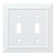 Classic Architecture 2-Gang Toggle Light Switch Wall Plate