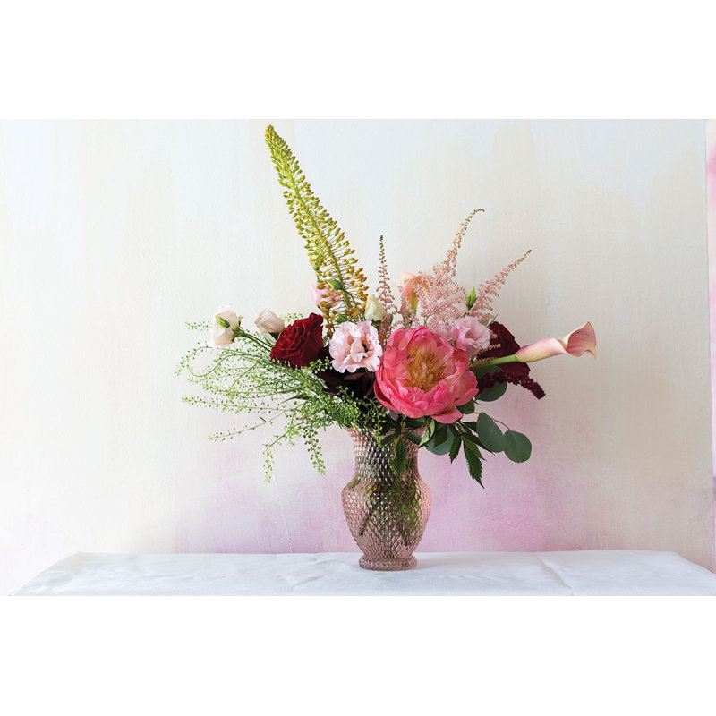 Teaberry 8'' Handmade Glass Table Vase