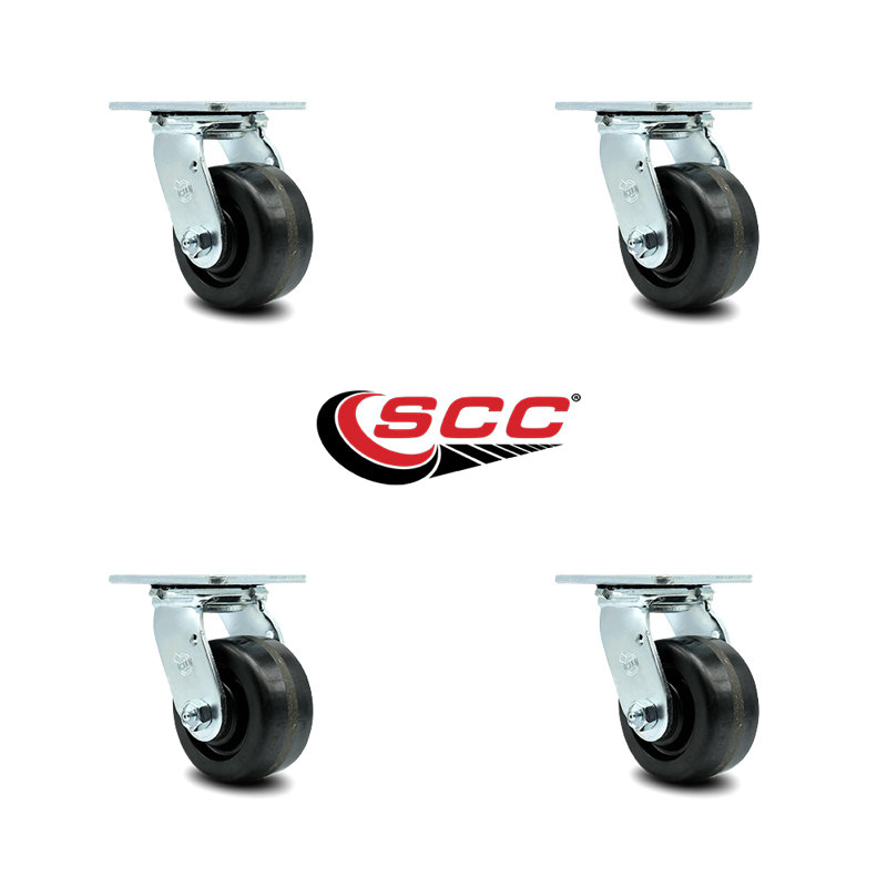 Phenolic Caster with Roller Bearing Service
