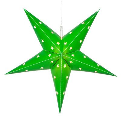LED Fold-Flat 5-Point Star Light Lanterns