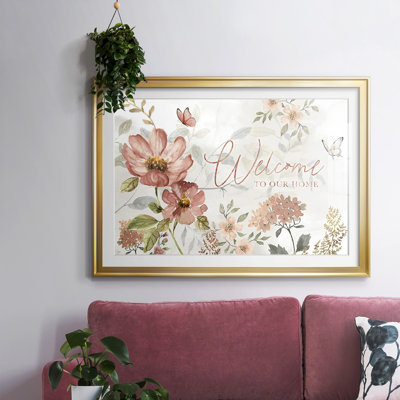 Summers Welcome, reproduction d'art encadrée