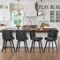 Ensemble de 4 tabourets de comptoir pivotants 26,7 po Arleine