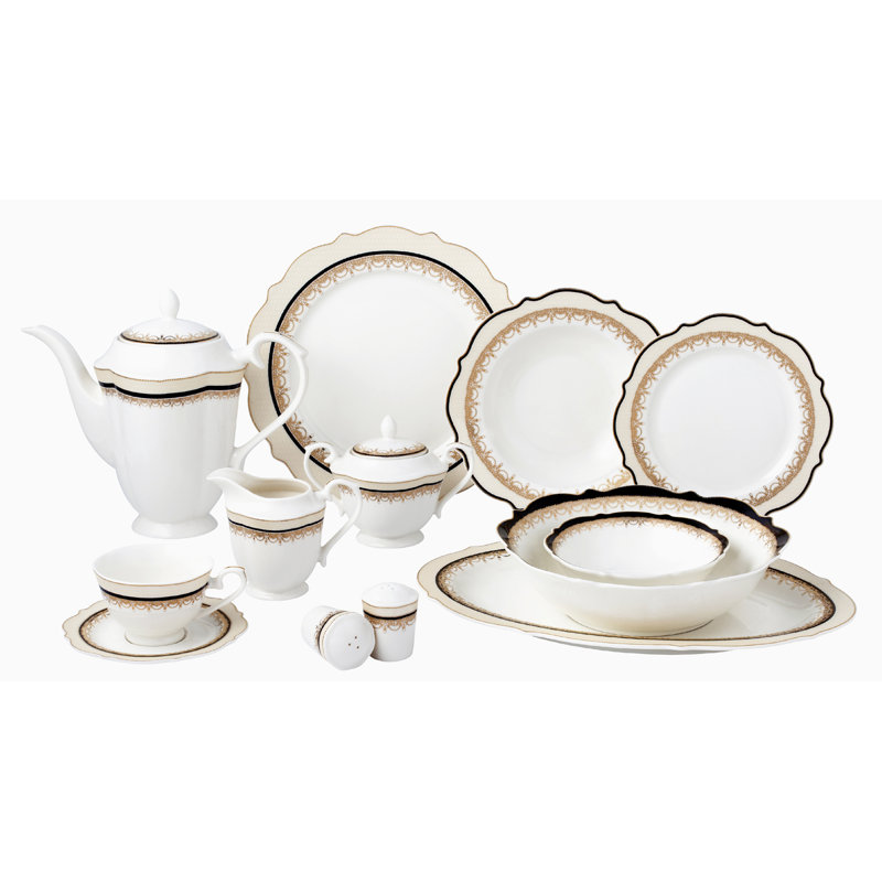 Service de table 54 pièces, service pour 8 Loril Home Trends Dalilah