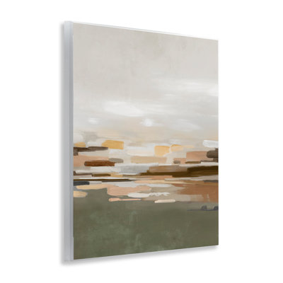 Insolite avec plaque d'abstraction verte, design par Emma Peal