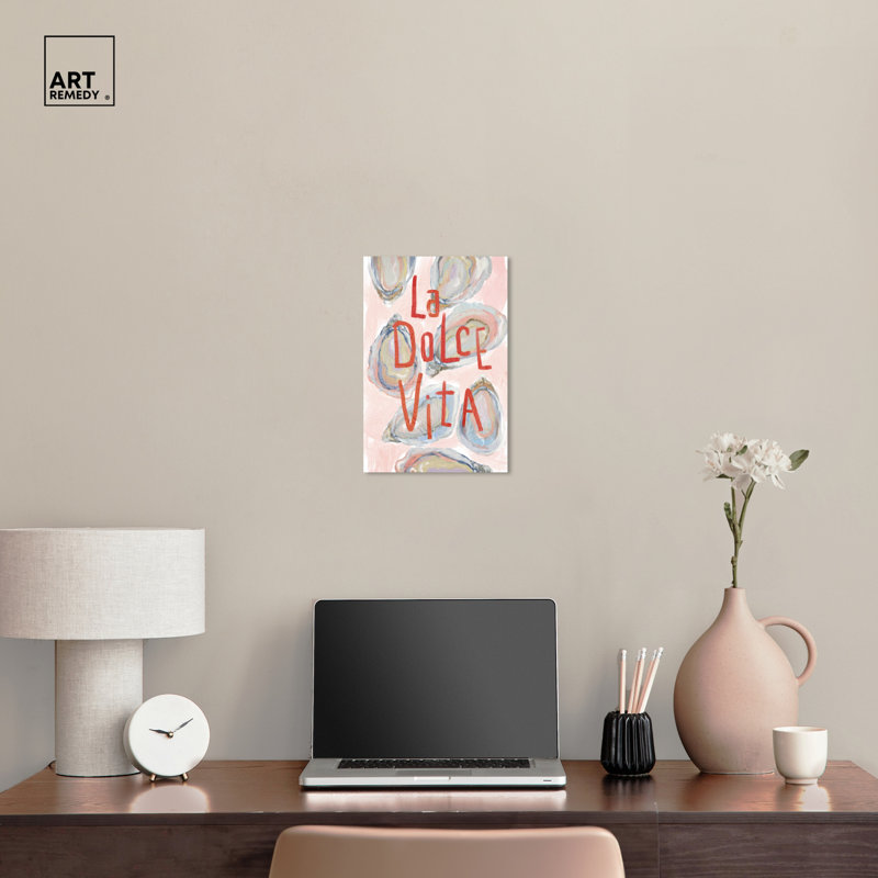 Reproduction côtière tendance sur toile La Dolce par Art Remedy, H 15 po x l 10 po, Toile tendue