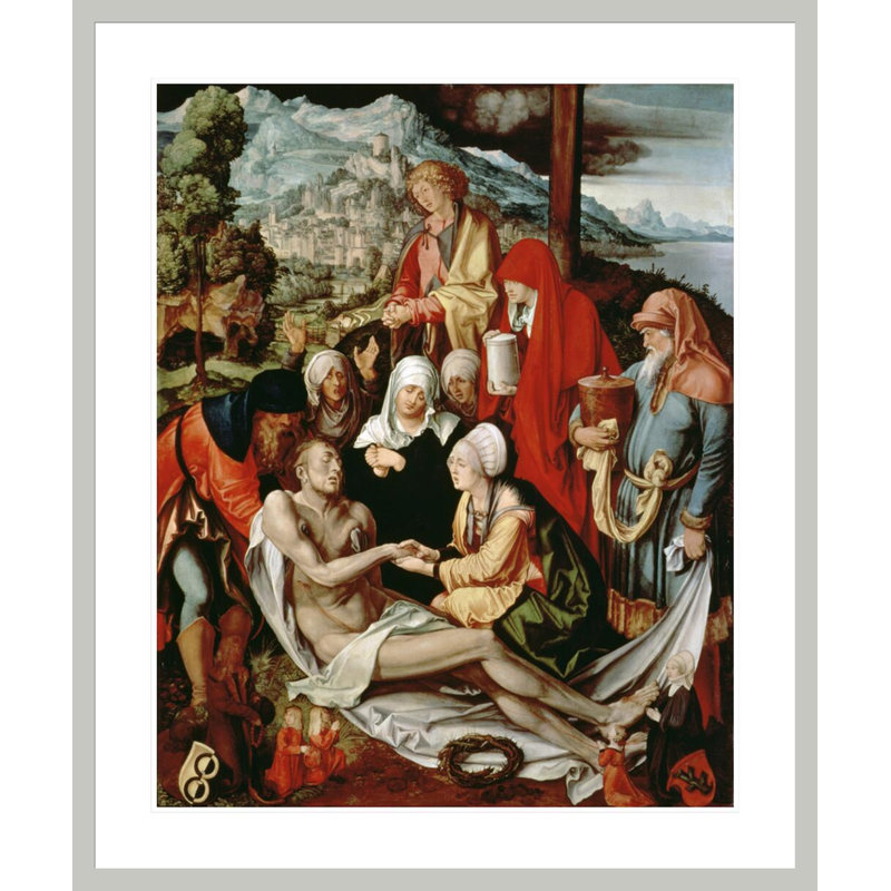 «Lamentation for Christ» par Albrecht Dürer, impression giclée sur cadre, 40.07" H x 33.5" W
