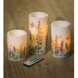 Unscented Flameless Pillar Candle