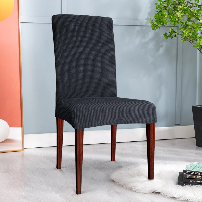 Housse pour chaise de salle à manger, Gris