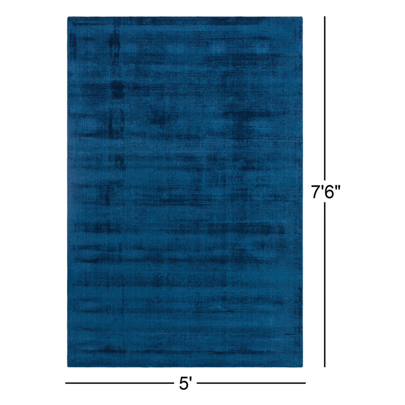 Hasting Hand-Loomed Viscose Abstract Indoor Rug, Rectangle 2' x 3'