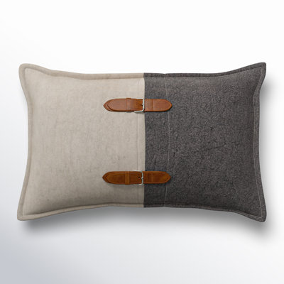 Placide Cotton blend Lumbar Rectangular Pillow