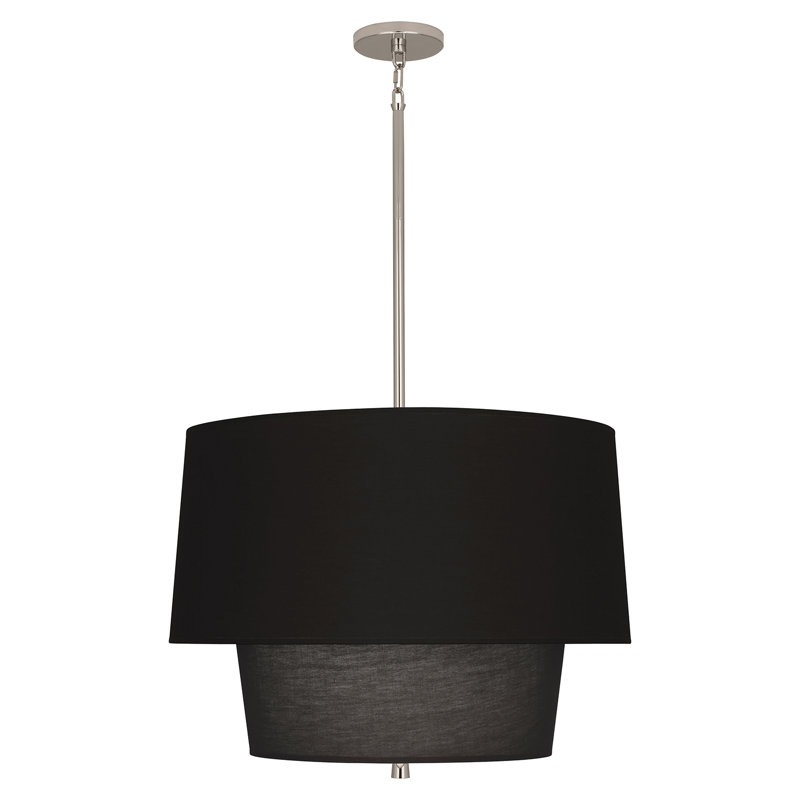 Decker 3 - Light Chandelier, Polished Nickel