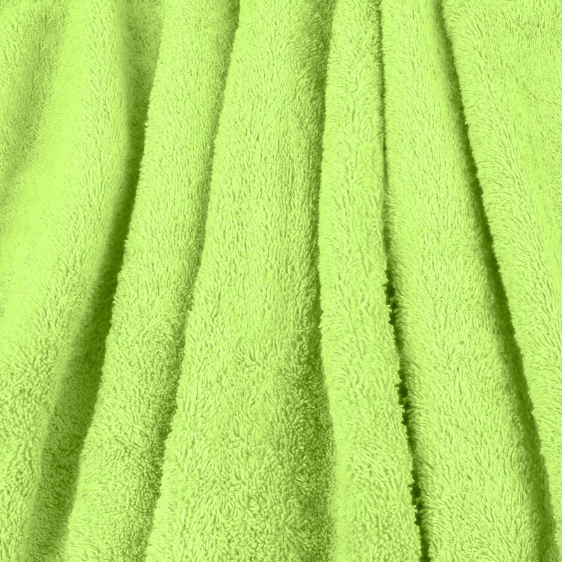 Drap de bain 100% coton Cecille, Vert pomme