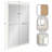 Chayanna Beaded Rectangle Bathroom Wall Mirror-649351765-649351764