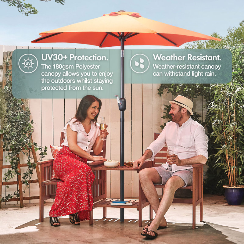 270cm Market Parasol, Orange