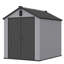 XWT012-1 Remise de rangement en plastique 6 * 8Ft pour grand jardin-121324702