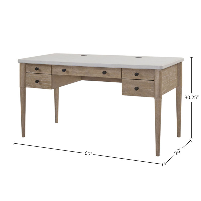 Bureau 5 tiroirs Sabrina
