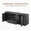 Armoire de rangement Wavy Design avec 2 portes et 1 tiroir-1325175555
