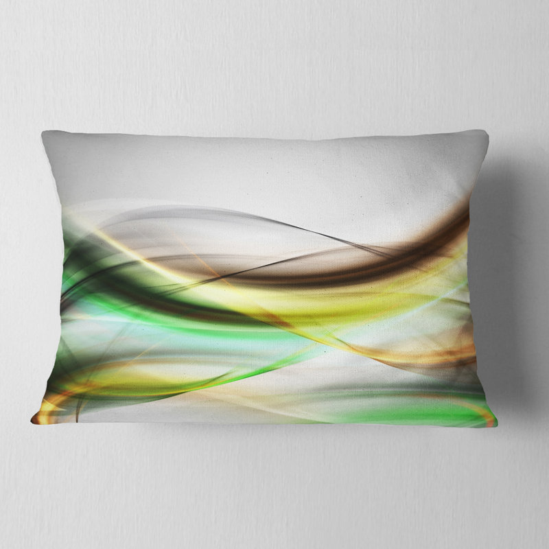  Coussin Abstract Waves, Rectangulaire, 12 po x 20 po