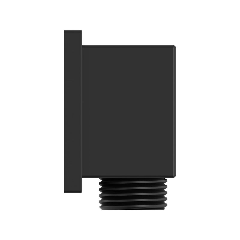 Alimentation murale carrée, Noir mat