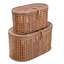 Edelie Coastal Rattan Storage Bin - Set of 2-561340211