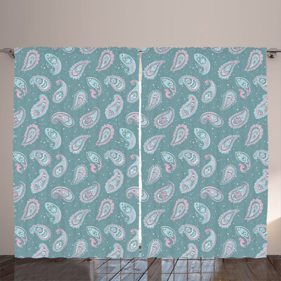 Semi Sheer Curtain Pair