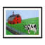 Elsie And The Barn Print by Sue Graef-71202032-132838020