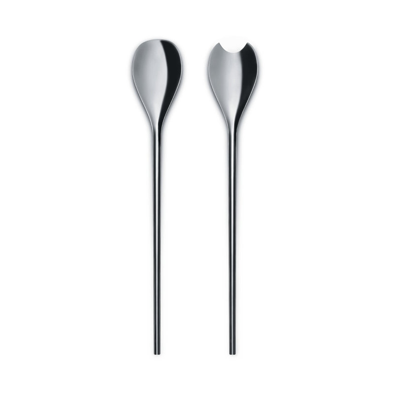 Human Stainless Steel Salad Servers