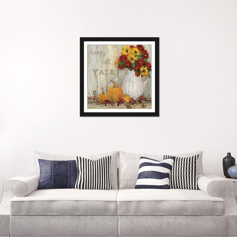 « citrouille patch ii », reproduction d’impression sur toile, H 24 po x l 24 po x P 1 po, Papier d'art encadré noir, Blanc