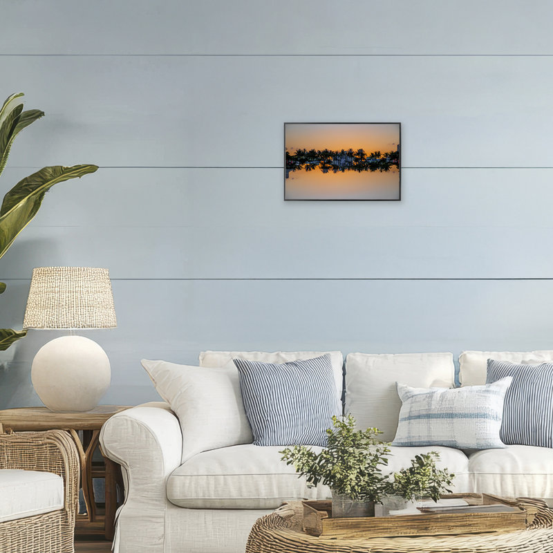 Giclée encadrée, par Robin Vandenabeele, H 12 po x l 18 po, Giclée encadrée noir minuit