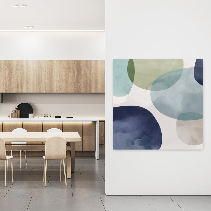 Art mural contemporain abstrait abstrait, H 48 po x l 48 po