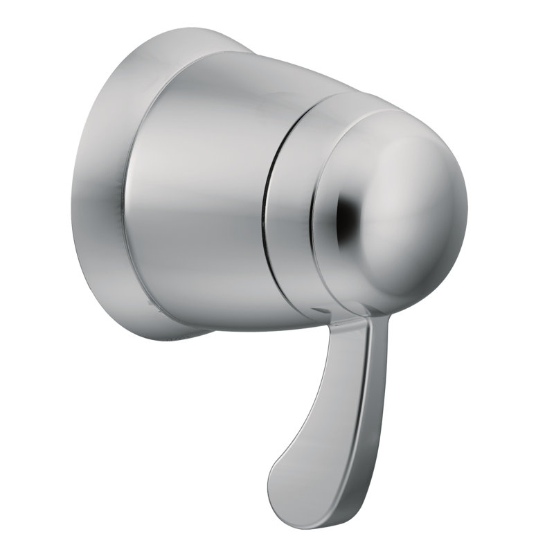 Robinet avec poignée à levier, contrôle de débit et garniture, Chrome