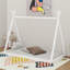 Lit tente en bois pour lit simple-153963690