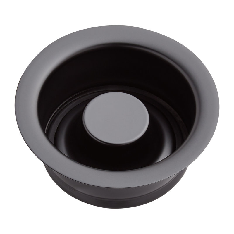 Standard Drain and Standard Flange Set - Matte Black, Matte Black