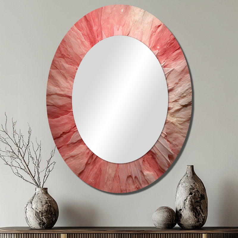 Miroir mural rétro Mid-Century, 40 po x 30 po