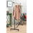 Vanesa Metal Adjustable Rolling Industrial Pipe Clothing Rack