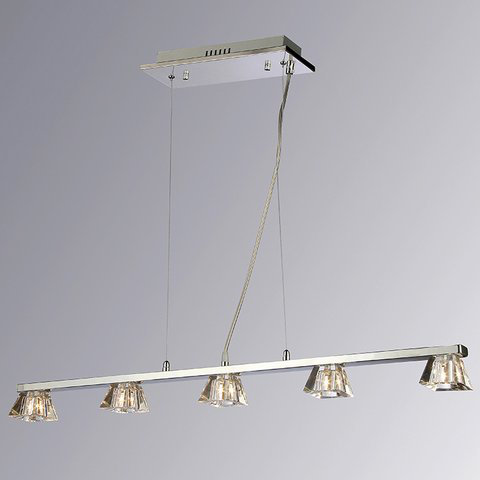 Luminaire suspendu pour îlot de cuisine 5 lumières Brandon