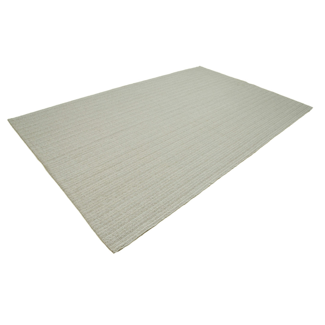 Vintage Flatweave Beige Vintage Wool Handmade Area Rug