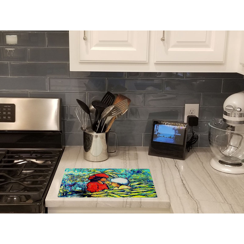 Market Day Glass Cutting Board