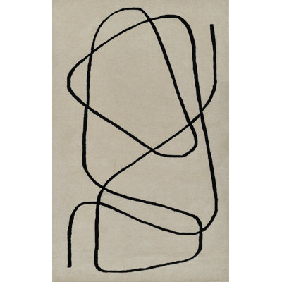Whistler Performance Hand Tufted Wool Geometric Indoor Rug