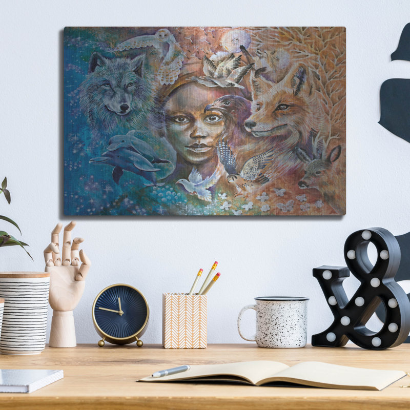  'Wild Imagination' by Verena Wild Metal Wall Art, 16" x 12"