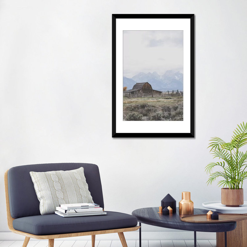 Reproduction d’art sur toile tendue, "grand tetons, wyoming i" par luke anthony gram, H 32 po x l 24 po x P 1 po, Blanc