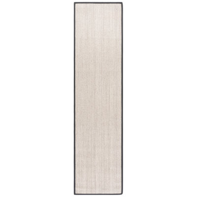 Marble Dark Gray Sisal Jute Rug